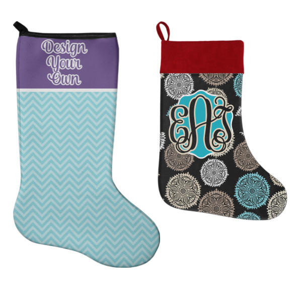 Custom Design - Stockings - Side by Side compare