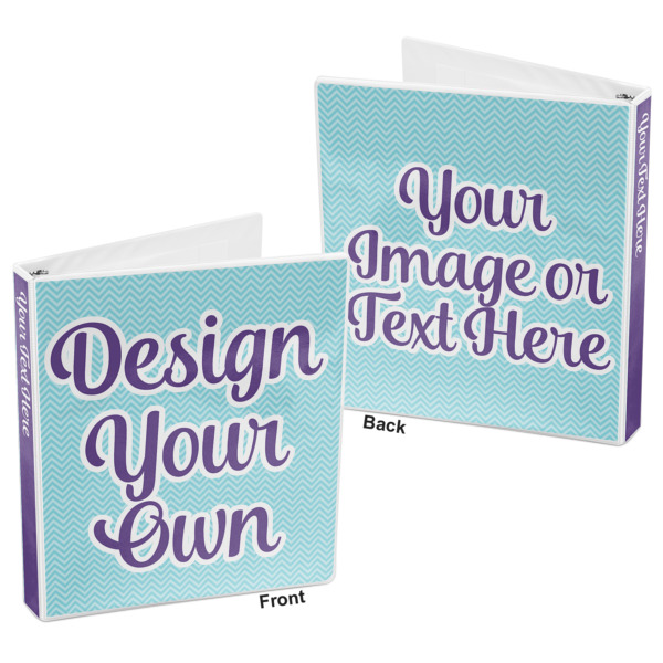 Custom Design - 3-Ring Binder - 1" - Front and Back