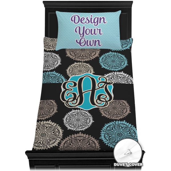 Custom Design - Bedding Set - Twin XL - Duvet - On Bed
