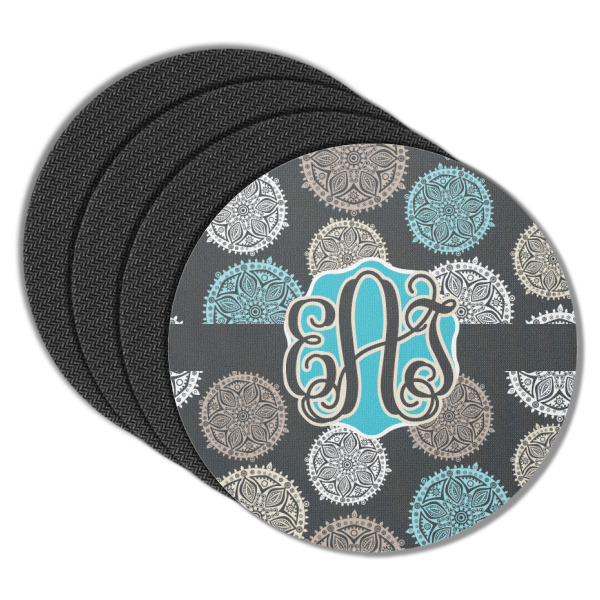 Custom Design - Round Coaster Rubber Back - Main
