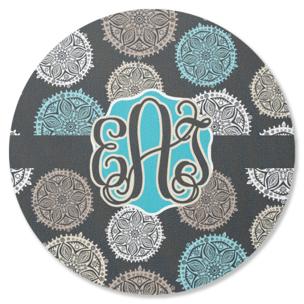 Custom Design - Round Coaster Rubber Back - Single