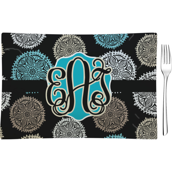 Custom Design Your Own Rectangular Glass Appetizer / Dessert Plate