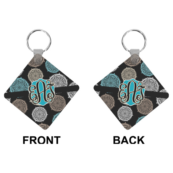 Custom Design - Diamond Keychain (Front + Back)