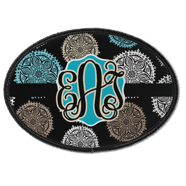 Custom Design - Iron On Patch - Oval - Front