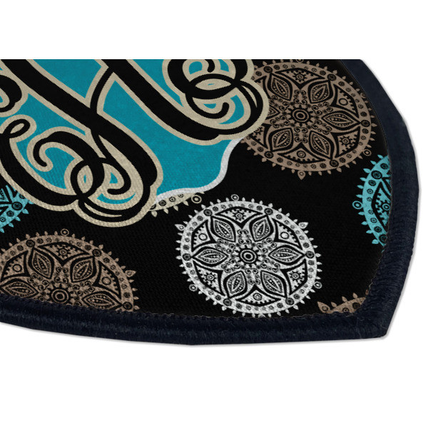 Custom Design - Iron On Patch - Shield - Style B - Closeup