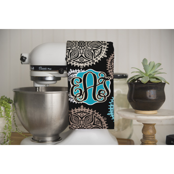 Custom Design - Waffle Weave Towel - Full Color Print - Lifestyle Image