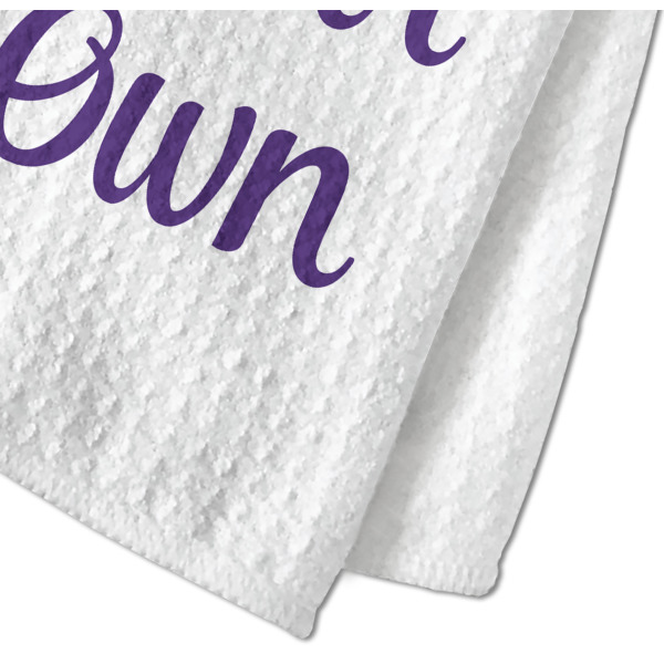 Custom Design - Waffle Weave Towel - Closeup of Material Image