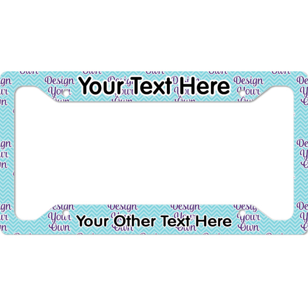 Custom Design Your Own License Plate Frame