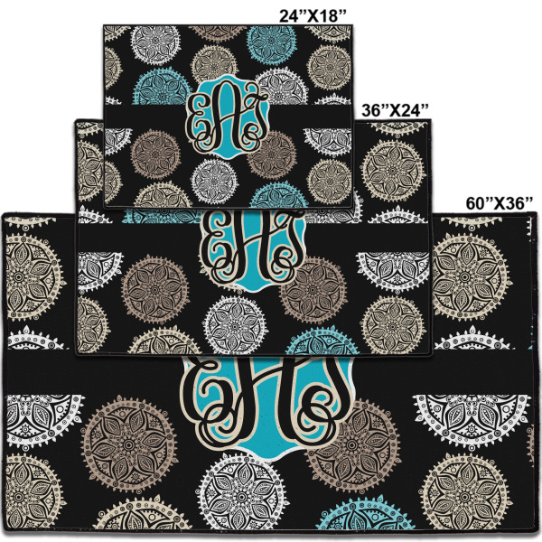 Custom Design - Door Mats - Size Comparison
