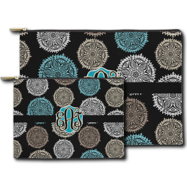 Custom Design - Zippered Pouches - Size Comparison