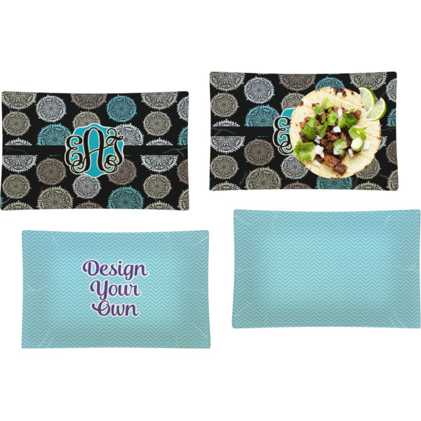 Custom Design - Set of Rectangular Dinner Plates