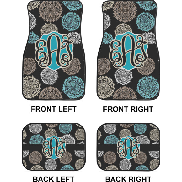 Custom Design - Car Floor Mats Set (2F + 2B)