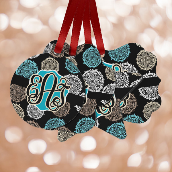 Custom Design Your Own Metal Ornaments - Double-Sided