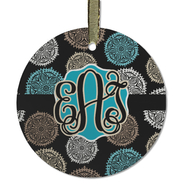 Custom Design - Frosted Glass Ornament - Round
