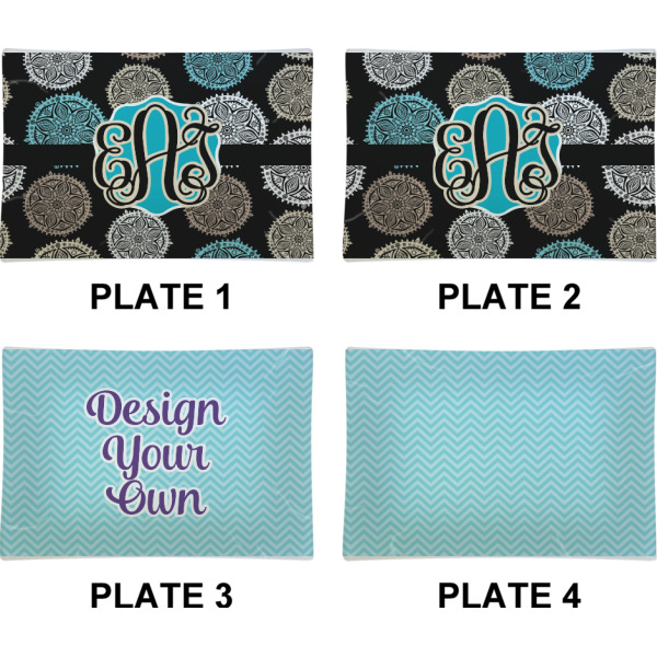Custom Design - Set of Rectangular Appetizer / Dessert Plates (Approval)