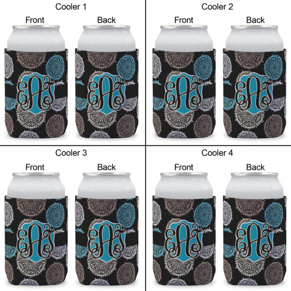Custom Design - Can Cooler - Standard 12oz - Set of 4 - Front & Back