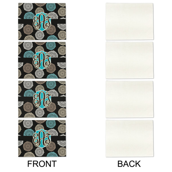 Custom Design - Linen Placemat - APPROVAL Set of 4 (single sided)
