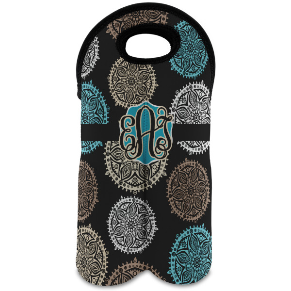 Custom Design Your Own Wine Tote Bag - 2 Bottles
