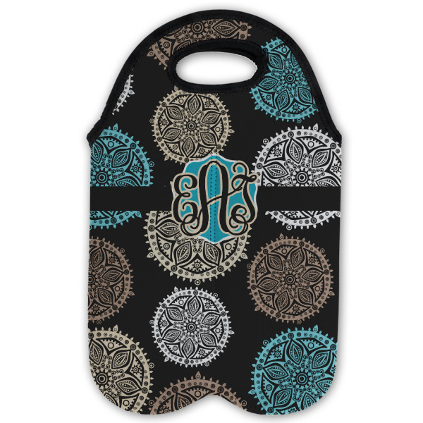 Custom Design - Double Wine Tote - Flat
