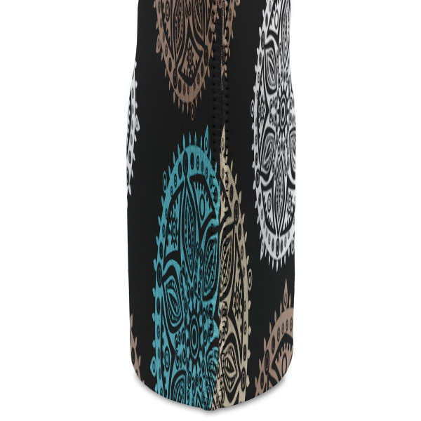 Custom Design - Double Wine Tote - Side Closeup