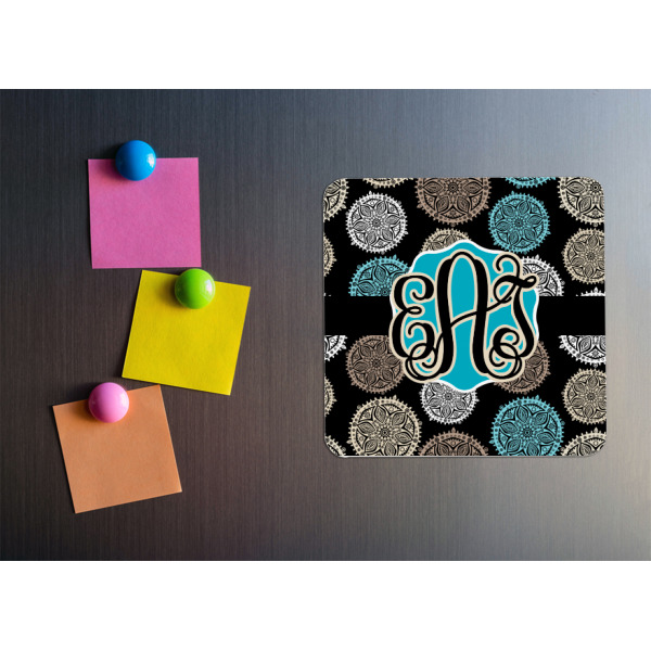 Custom Design - Square Fridge Magnet - LIFESTYLE