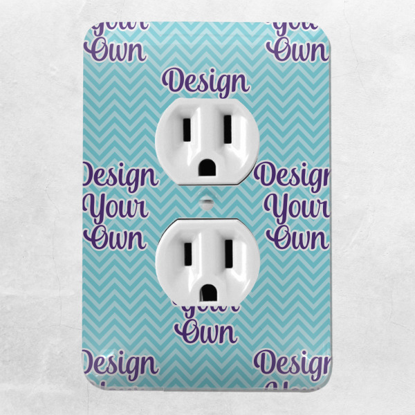 Custom Design - Electric Outlet Plate - Lifestyle