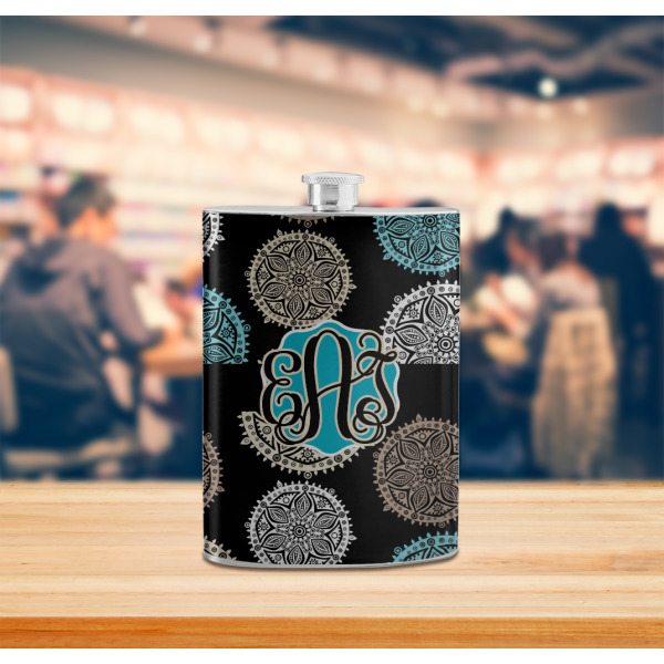 Custom Design - Stainless Steel Flask - LIFESTYLE 2