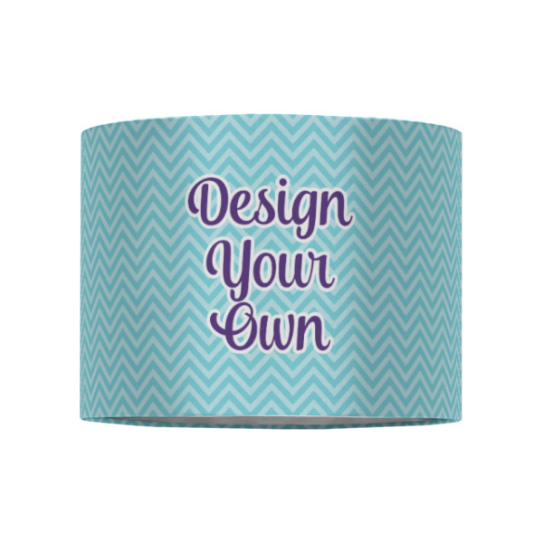 Custom Design - 8" Drum Lampshade - Front (Fabric)