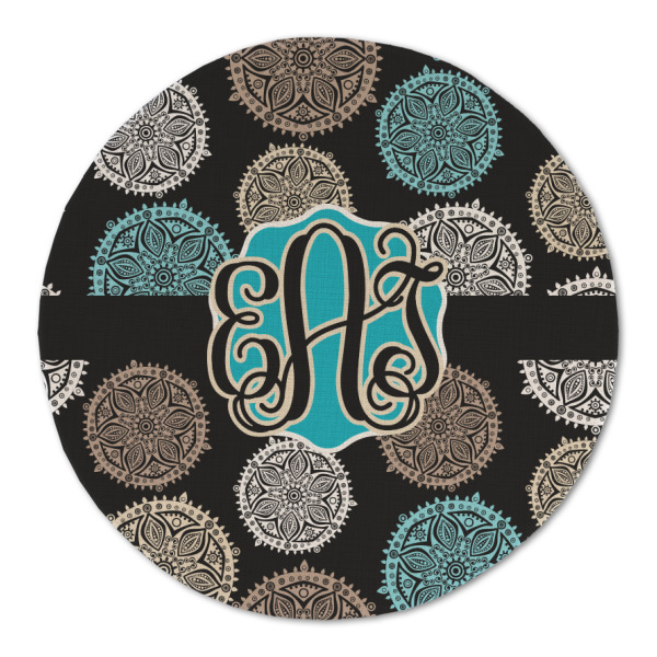 Custom Design - Round Linen Placemats - FRONT (Double Sided)