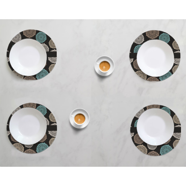 Custom Design - Round Linen Placemats - LIFESTYLE (set of 4)