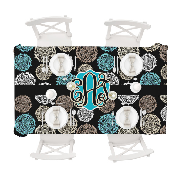 Custom Design - Tablecloths (58"x102") - TOP VIEW (with plates)