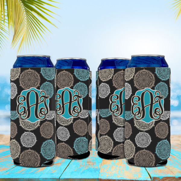 Custom Design - Can Cooler - 16oz - Set of 4 - In Context