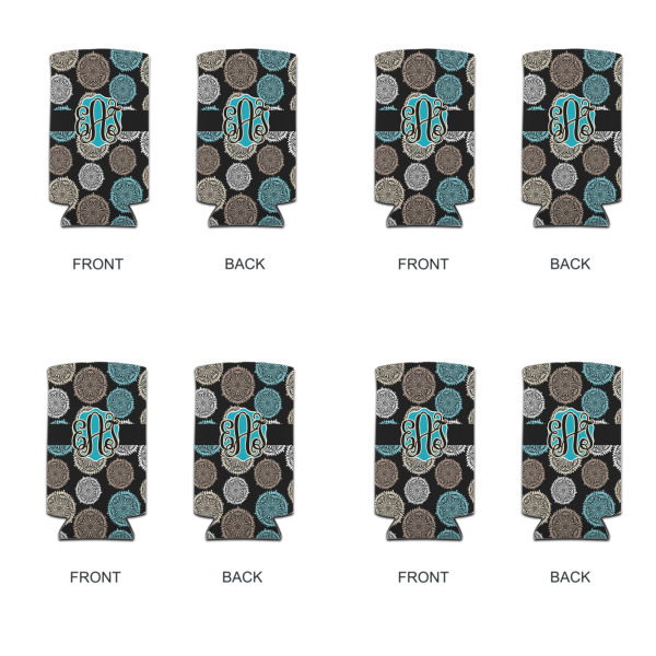 Custom Design - Can Cooler - Tall 12oz - Set of 4 - Front & Back