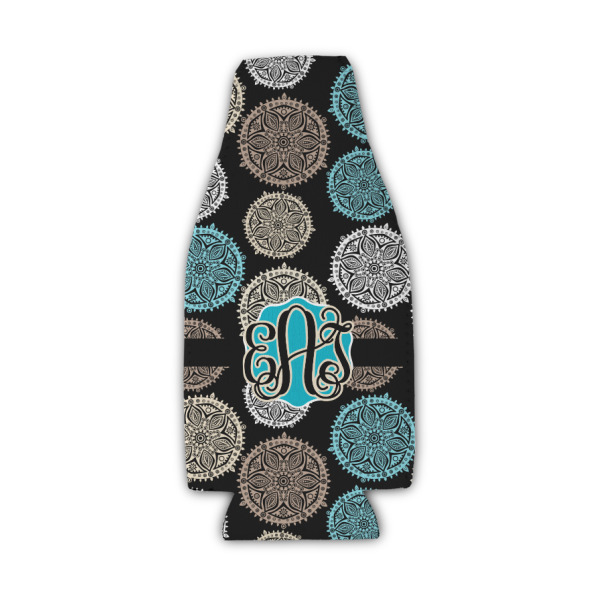 Custom Design - Zipper Bottle Cooler - Set of 4 - Front