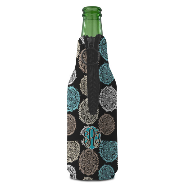 Custom Design - Zipper Bottle Cooler - BACK (bottle)