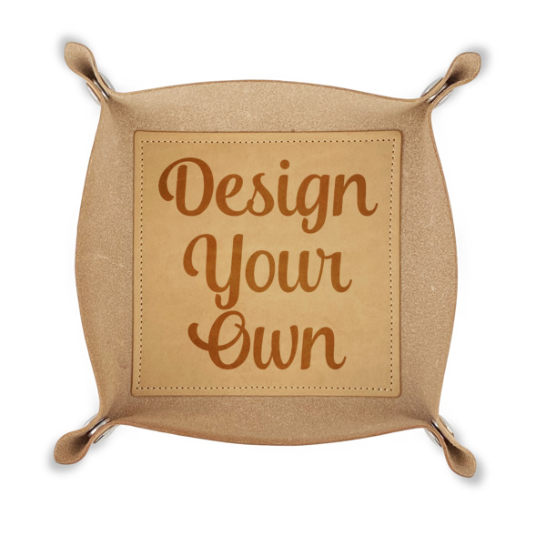 Custom Design Your Own Genuine Leather Dice Tray