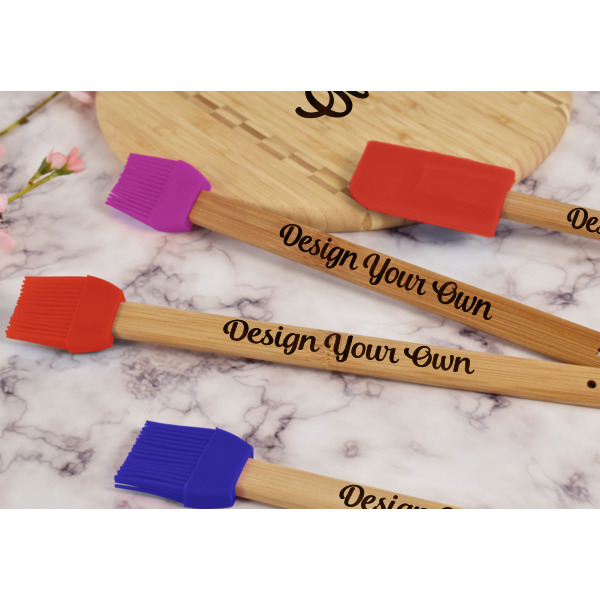 Custom Design - Silicone Brush - Red - Lifestyle
