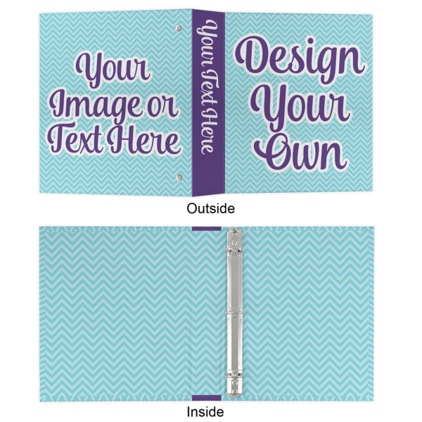 Custom Design - 3 Ring Binders - Full Wrap - 1" - Approval