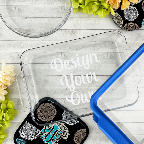 Custom Design - Glass Baking Dish - 13"x9" - Lifestyle