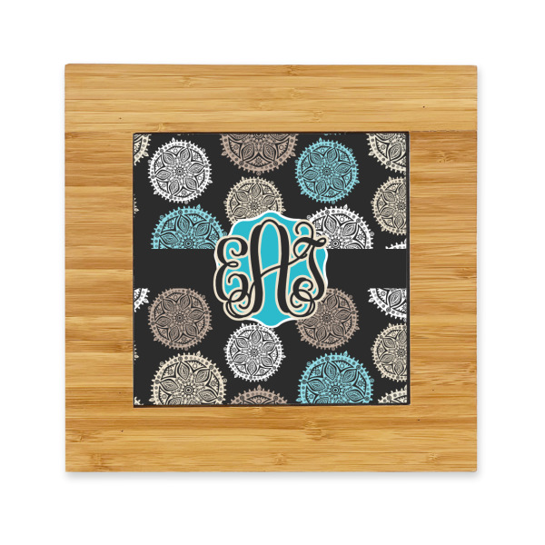 Custom Design Your Own Bamboo Trivet with Ceramic Tile Insert