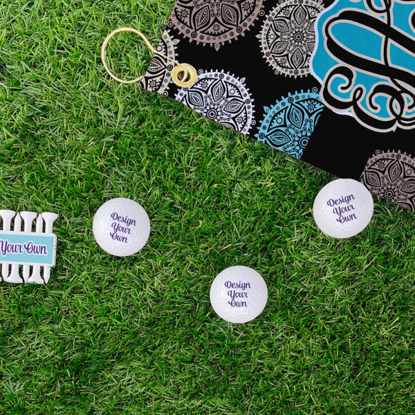 Custom Design - Golf Balls - Generic - Set of 3 - LIFESTYLE