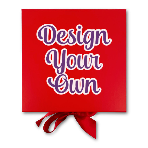 Custom Design - Gift Boxes with Magnetic Lid - Red - Approval