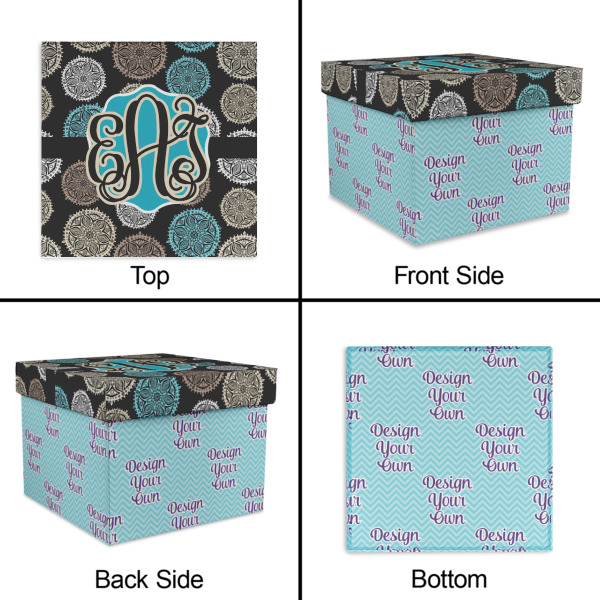 Custom Design - Gift Boxes with Lid - Canvas Wrapped - Large - Approval