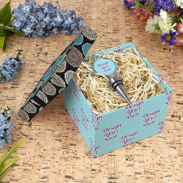 Custom Design - Gift Boxes with Lid - Canvas Wrapped - Medium - In Context