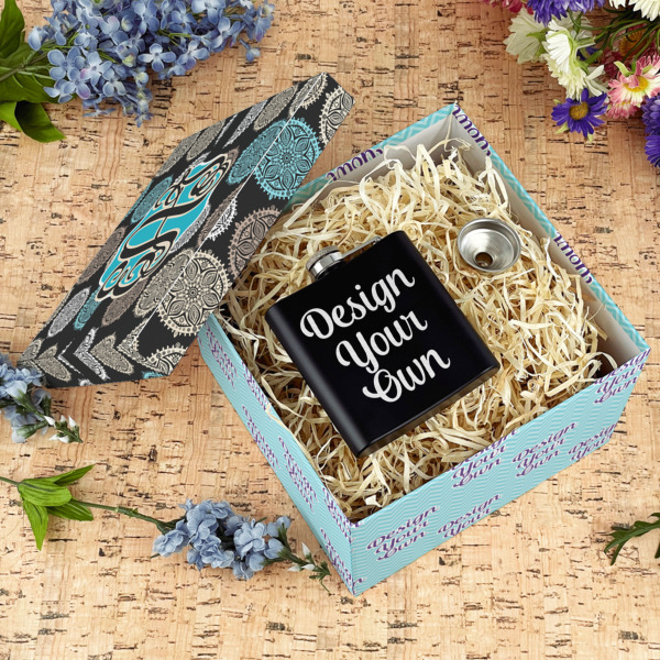 Custom Design - Gift Boxes with Lid - Canvas Wrapped - Large - In Context