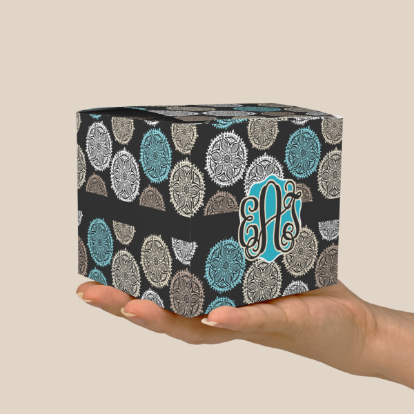 Custom Design - Cube Favor Gift Box - Scale View