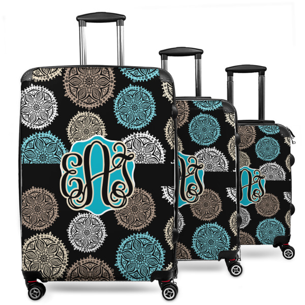 Custom Design Your Own 3-Piece Luggage Set - 20" Carry On - 24" Medium Checked - 28" Large Checked
