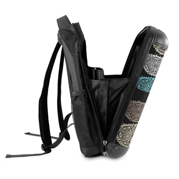 Custom Design - 18" Hard Shell Backpacks - SIDE OPEN