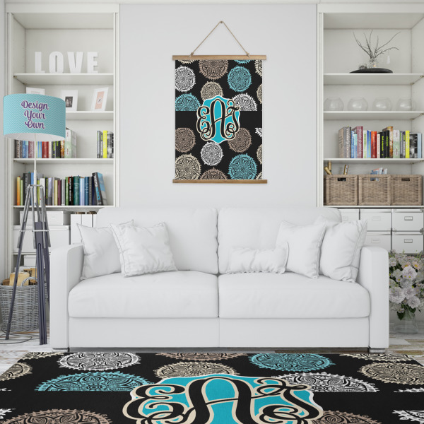 Custom Design - Wall Hanging Tapestry - Portrait - In Context
