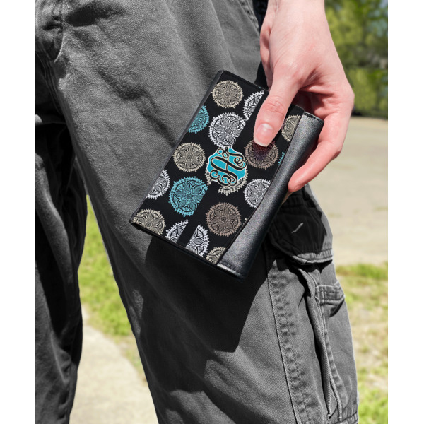 Custom Design - Genuine Leather Womens Wallet - In Context